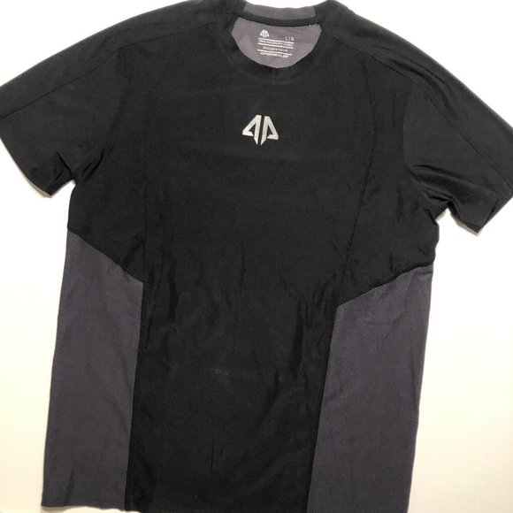 Alpha Prime Performance T Shirt Lot of 2 Size Large Navy Blue Gray EUC - Picture 10 of 11
